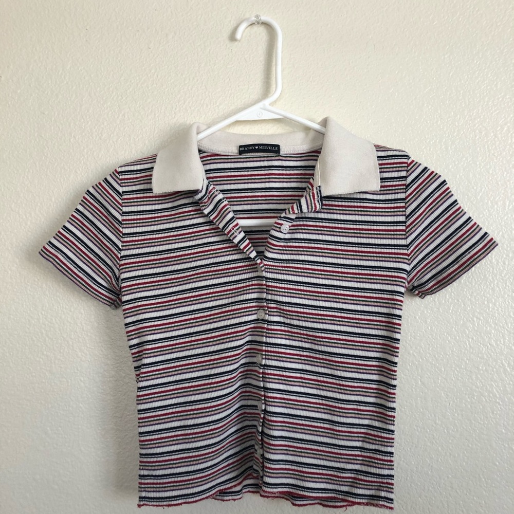 Brandy Melville button up top🧸